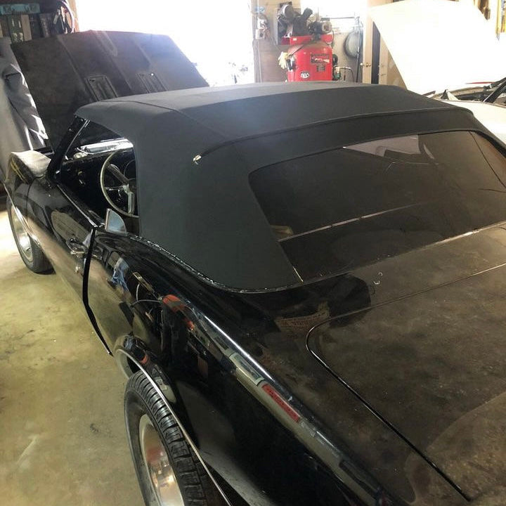 1969 Camaro- Black Canvas w/ Standard Plastic Window