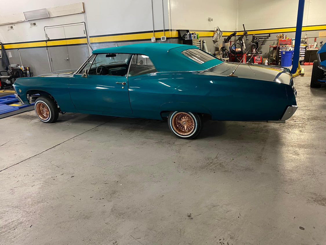 1967 Impala- Persian Green Canvas w/ Simulated Glass Look