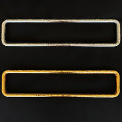 Engraved Gangster Window frames in chrome and gold