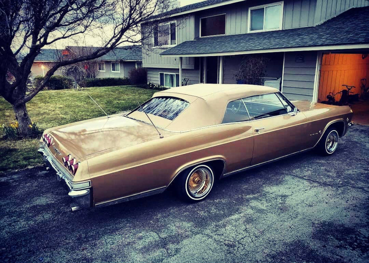 1965 Impala- Tan Canvas w/ Simulated Glass Look