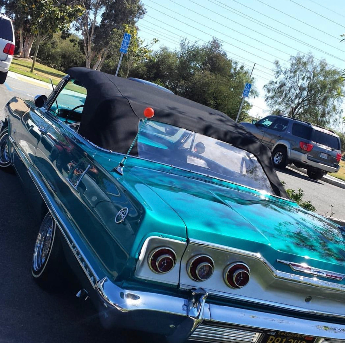 1963 Impala- Black Canvas w/ Standard Plastic Window