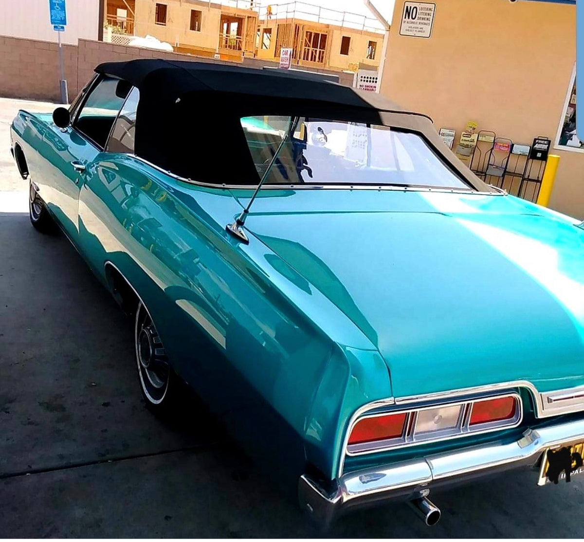 1967 Impala- Black Canvas w/ Standard Plastic Window