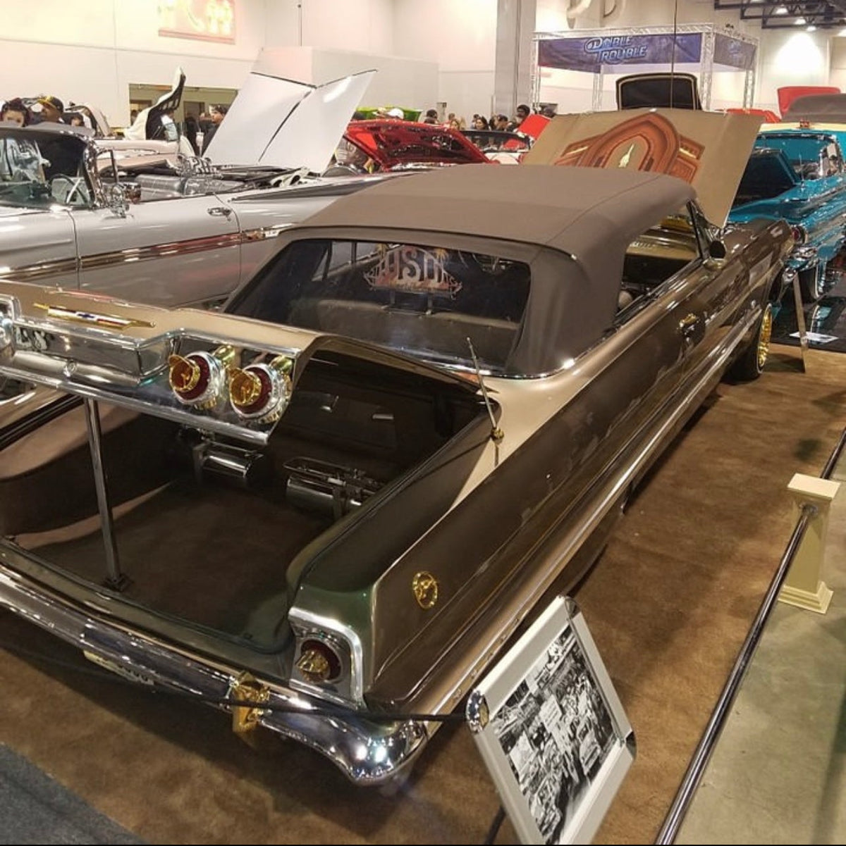 1963 Impala- Brown Canvas w/ Standard Plastic Window