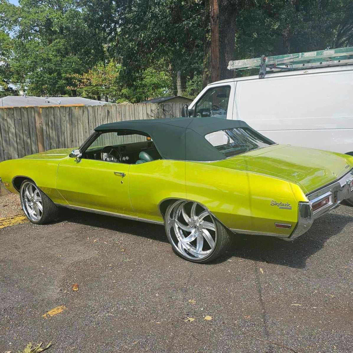 Buick Skylark- Dark Green German Canvas Top w/ Plastic Window