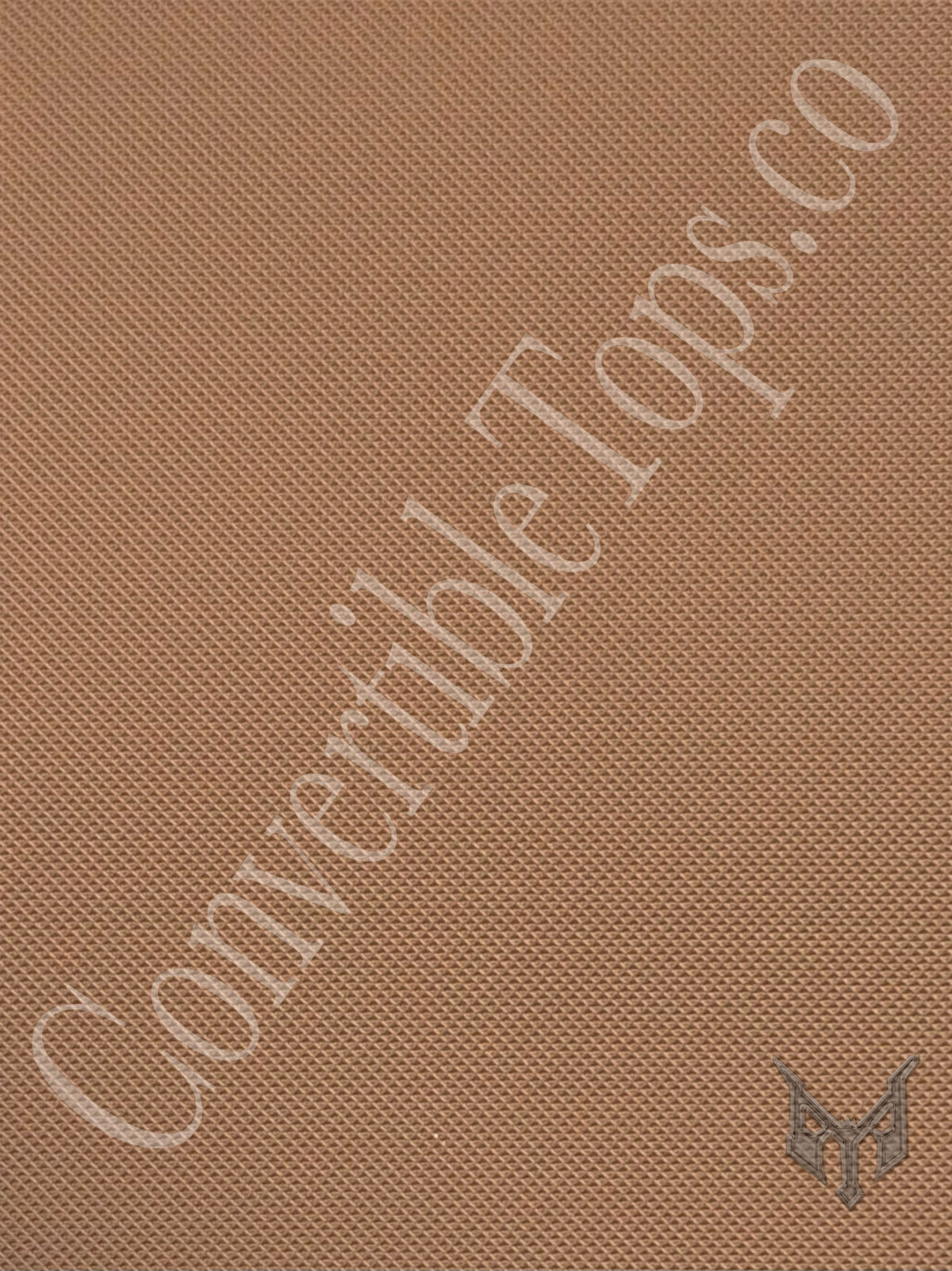 Megakron Ragtops Saddle vinyl convertible top material swatch