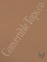 Megakron Ragtops Saddle vinyl convertible top material swatch